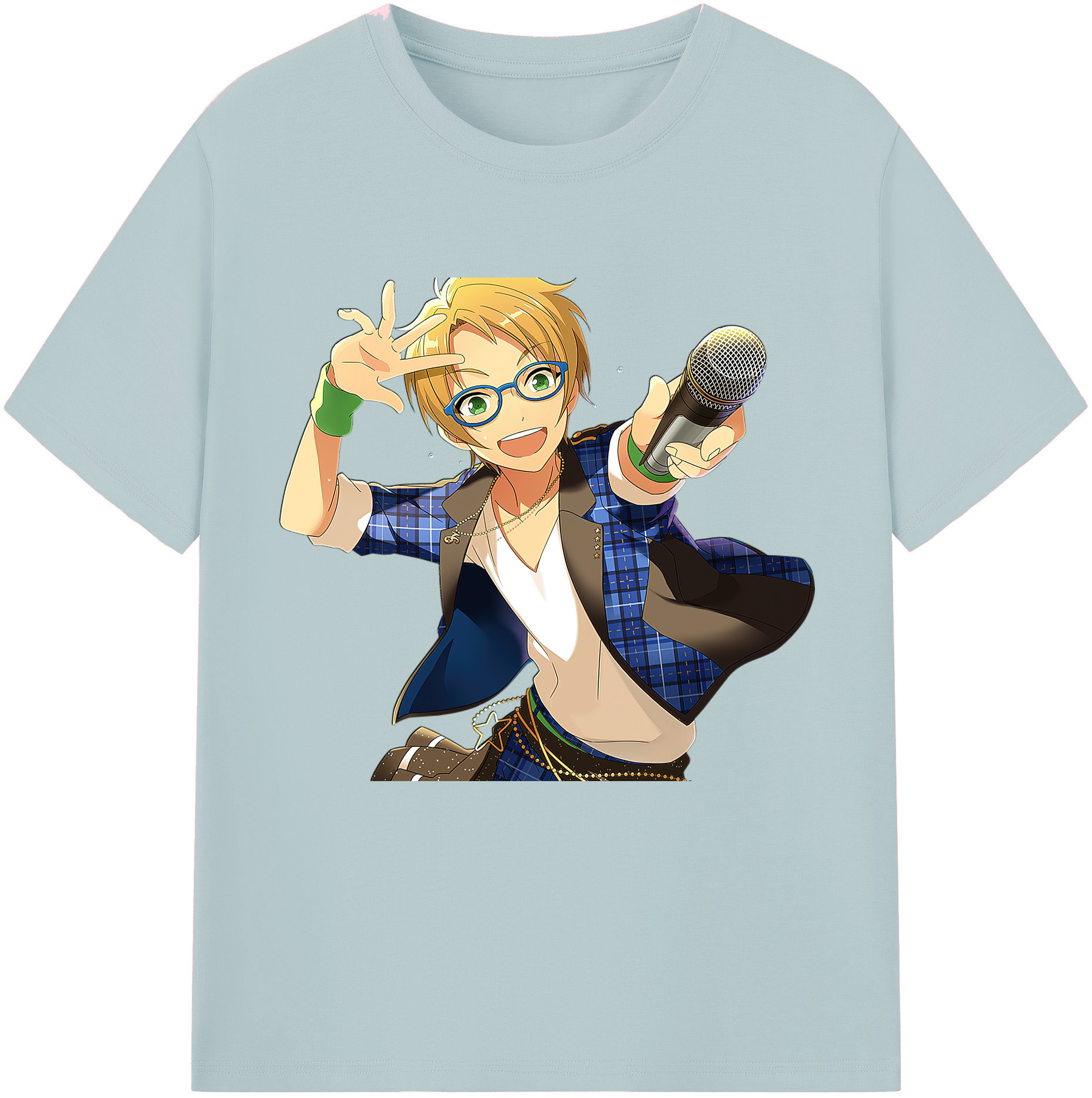 （画像用） あんさんぶるスターズ! Ensemble Stars 綿100％半袖Tシャツ（フロントプリント）